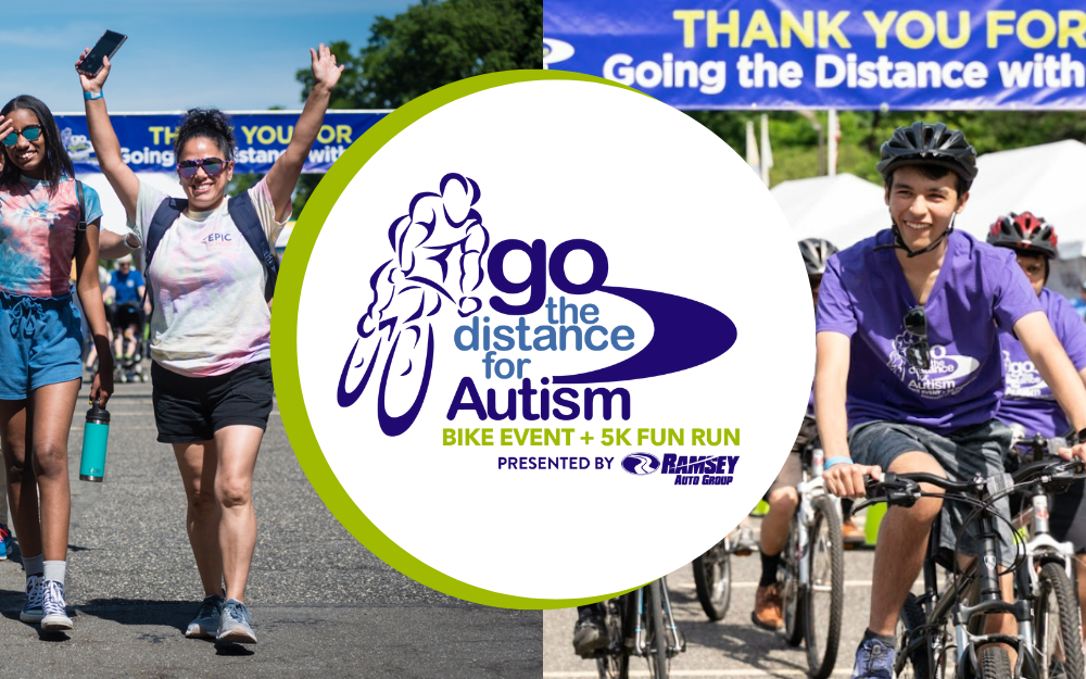 REGISTER NOW FOR THE 2023 GO THE DISTANCE FOR AUTISM BIKE RIDE & 5K FUN RUN